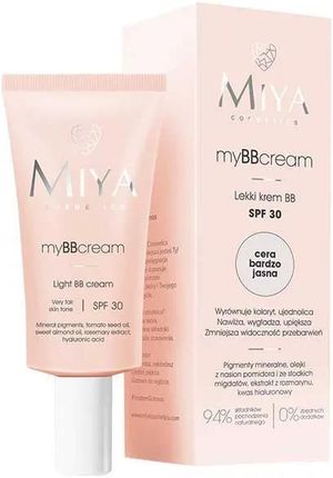 Miya Cosmetics My Bb Cream Lekki Krem Koloryzujący Spf30 01 Cera Bardzo Jasna 40 ml