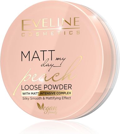 Eveline Cosmetics Mat My Day sypki puder peach 6g