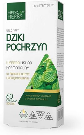 Medica Herbs Dziki Pochrzyn 500 Mg Wild Yam 60Kaps