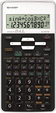 Sharp Kalkulator Kalkulačka - El531Thbwh Bílá Blister