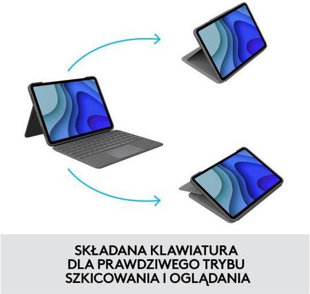 Logitech Folio Touch ipad Pro 11インチ用 Folio Touch - Trackpad Keyboard Case for iPad Air 11-inch