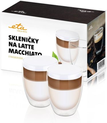 Eta Szklanka Do Latte Macchiato 4181 91020 350Ml 2Szt.