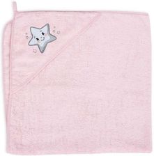 Ceba Baby Ręcznik Z Kapturkiem-Okrycie Kąp.100X100 Star Pink