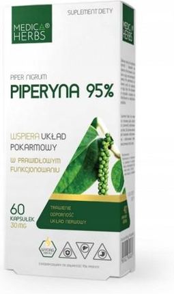 Medica Herbs Piperyna Forte 95% 60Kaps