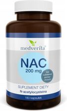Zdjęcie Medverita Nac 200Mg N-Acetylo L-Cysteina 180Kaps - Łowicz