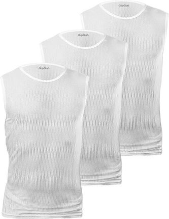 Gripgrab Ultralight Koszulka Bazowa Bez Rękawów Mesh 3-Pak White