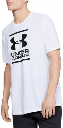 Under Armour Koszulka Męska T shirt Biała Duże Logo - Ceny i opinie T-shirty i koszulki męskie JWCX