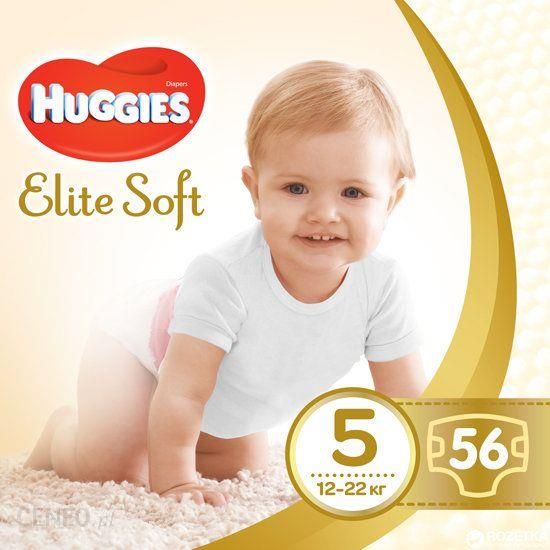 HUGGIES ELITE SOFT vienkartinės sauskelnės 5, 12-22 kg, 50 vnt
