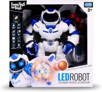 Artyk LED ROBOT sterowany pilotem i gestem dłoni ToyS for BoyS
