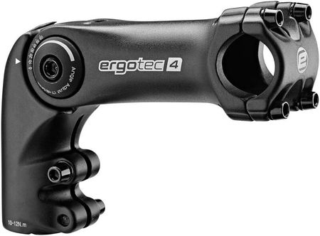 Potence Réglable Ergotec Octopus 31,8mm Alu Noir - Pour VTT, Trekking, Vélo Urbain