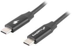 LANBERG  KABEL USB-C M/M 2.0 CA-CMCM-40CU-0018-BK CZARNY 1.8M  (CACMCM40CU0018BK)