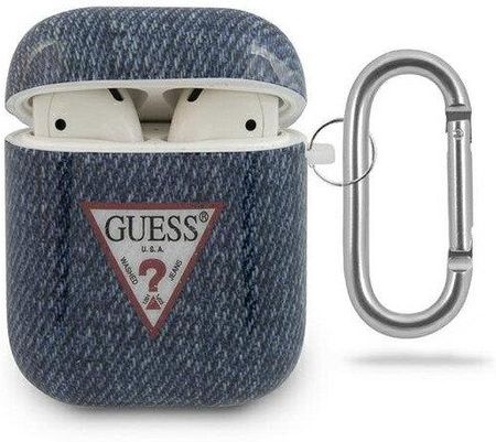 Guess GUACA2TPUJULDB Apple AirPods cover granatowy/dark blue Jeans Collection 