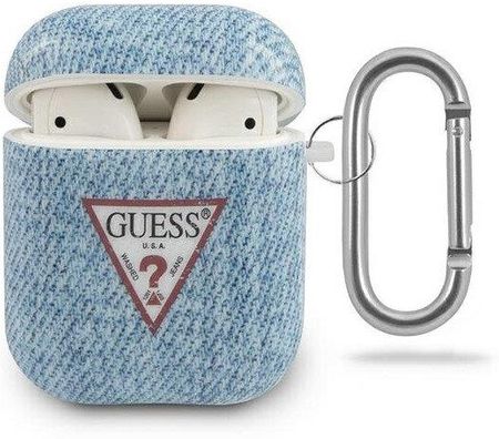 Guess GUACA2TPUJULLB Apple AirPods cover niebieski/light blue Jeans Collection 
