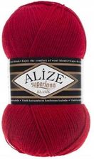 Zdjęcie ALIZE WŁÓCZKA  SUPERLANA KLASIK NR 56 CZERWONY - Słupsk