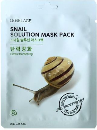 Lebelage Maseczka Do Twarzy W Płachcie Snail Solution Mask 25G
