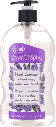 Naturaphy Żel Do Dezynfekcji Rąk Lawenda Alcohol Hand Sanitizer With Lavender Fragrance 650Ml