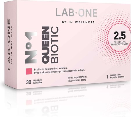 Lab One N1 Queenbiotic Probiotyk Dla Kobiet 30 Kaps.