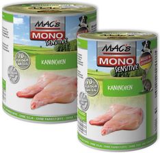 MAC's Dog Mono Sensitive Ente – 6 X 400 G Nassfutter Für Hunde Mit Empfindlicher Verdauung