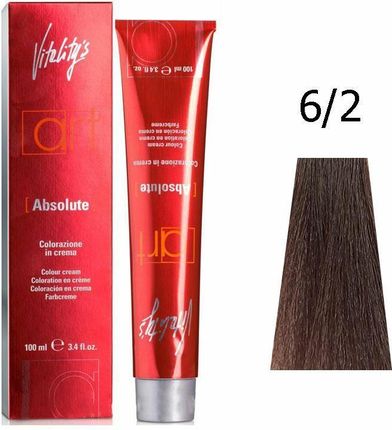 Vitalitys Art Absolute Farba Do Włosów 6/2 Beżowy Ciemny Blond Trwała Koloryzacja 100 ml