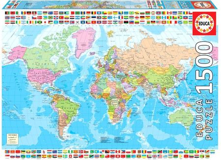 G3 Puzzle Mapa polityczna świata 1500El.