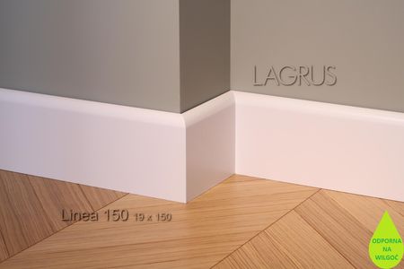 Lagrus Linea 150 Biała Listwa 19X150X2440Mm