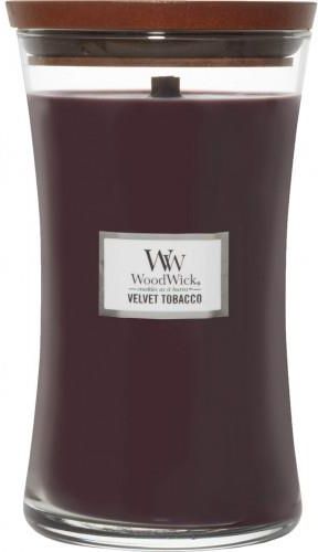 WoodWick Duża Świeca - Velvet Tobacco