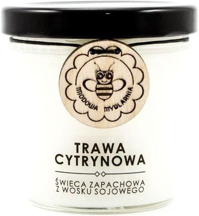 Medme Miodowa Mydlarnia Świeca sojowa Trawa cytrynowa 120 ml