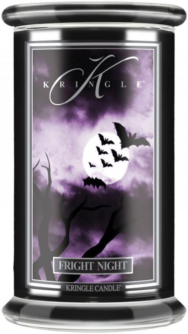 Kringle Candle FRIGHT NIGHT duża świeca zapachowa dwuknotowa 623g