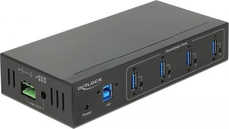 Delock  4x USB 3.0 Czarny (63309)