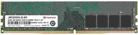 Transcend JetRam, DDR4, 8 GB, 3200MHz, CL22 (JM3200HLB-8G)