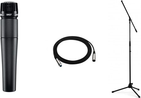 Shure Sm 57 Lce Zestaw Ze Statywem I Kablem (3M)