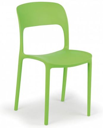 B2B Partner Designerskie Plastikowe Krzesło Kuchenne Refresco Zielone