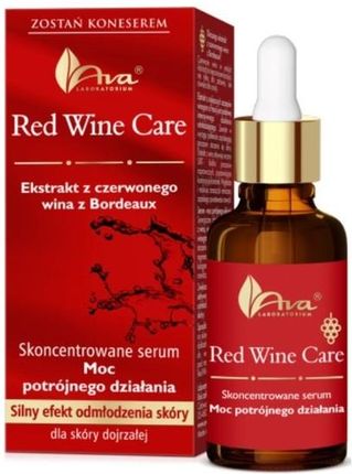 Ava Red Wine Serum Skoncentrowane Do Skóry Dojrzałej Moc Potrójnego Działania 30 ml