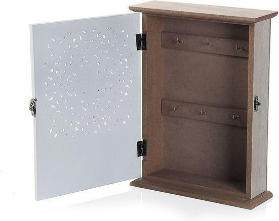 Szafa Na Klucze Drewno Mdf (7X26X21 Cm) - zdjęcie 1 Szafa Na Klucze Drewno Mdf (7X26X21 Cm)