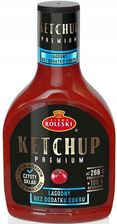 Roleski Ketchup Łagodny Premium Bez Dodatku Cukru 425g