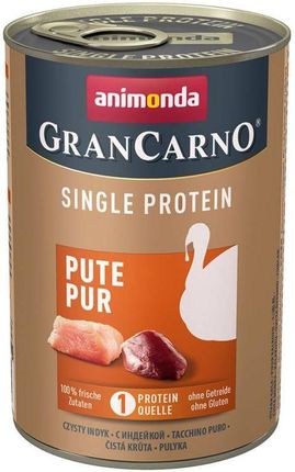 Animonda Grancarno Single Protein Adult Dog Indyk 400G