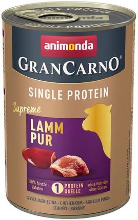 Animonda Grancarno Single Protein Supreme Adult Dog Jagnięcina 400G
