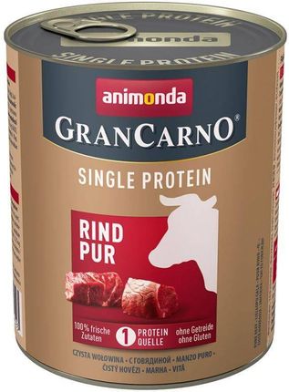 Animonda Grancarno Single Protein Adult Dog Wołowina 800G