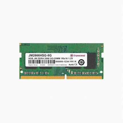 TRANSCEND DDR4 8GB 2666Mhz CL19 SO-DIMM (JM2666HSG-8G)