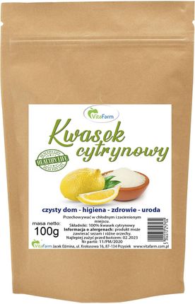 Vitafarm Kwasek cytrynowy 100g