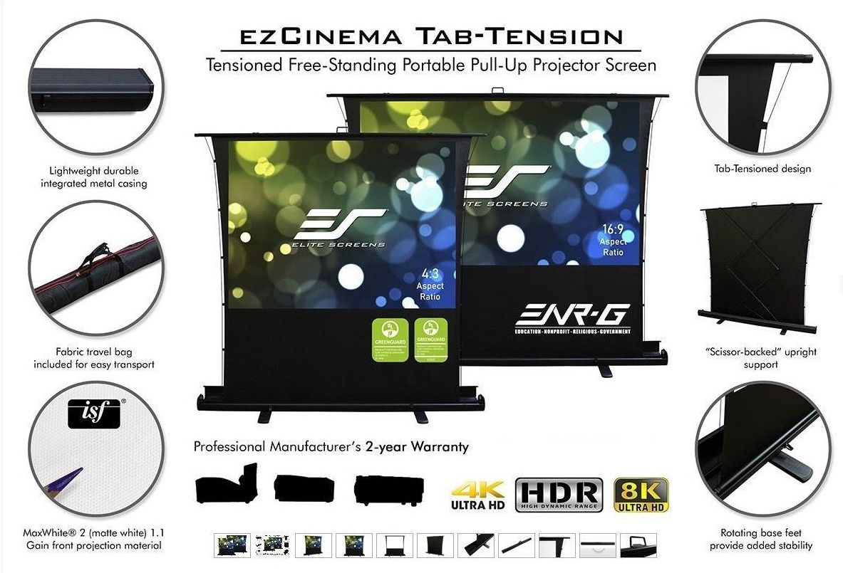 фото Проекционный экран Elite Screens FT92XWH 2