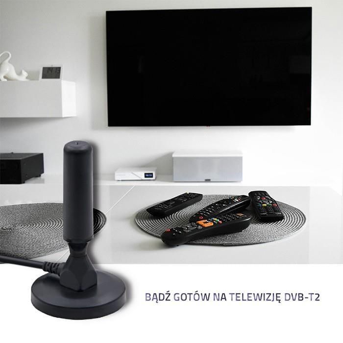 QOLTEC ANTENA TELEWIZYJNA DVB-T2 (57016) - zdjęcie 3 QOLTEC ANTENA TELEWIZYJNA DVB-T2 (57016)