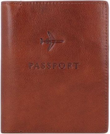 Fossil Etui na paszport RFID skórzana 11,5 cm cognac Ceny i