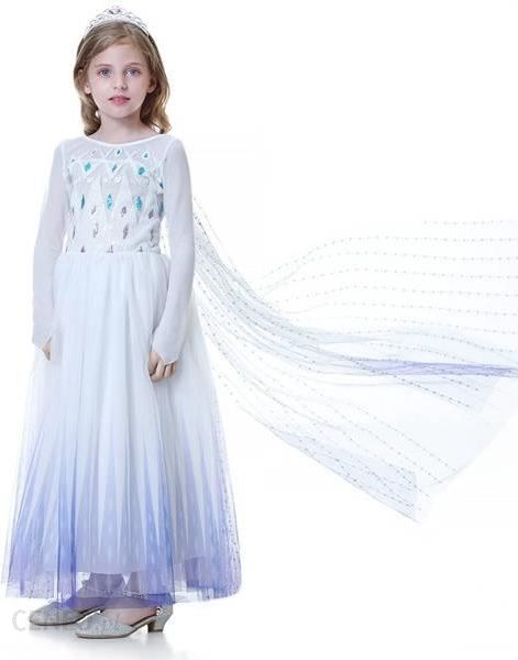 Frozen Sukienka Elsa Kraina Lodu E8