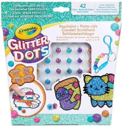 Crayola Glitter Dots Mozaikowe Breloczki