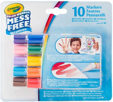 Crayola Crayola Color Wonder 10 Mini Flamastrów