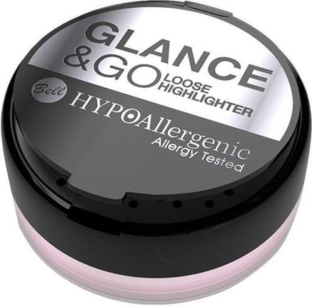 Bell Hypoallergenic Glance&Go Loose Highlighter Rozświetlacz 02 Pinky Promise 