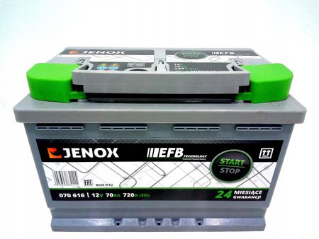 Jenox EFB START-STOP R070616S 12V 70 Ah 720 A - Opinie i ceny na
