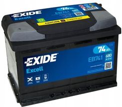 AKUMULATOR EXIDE EXCELL L+ 74AH/680A