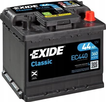 AKUMULATOR EXIDE CLASSIC P+ 44AH/360